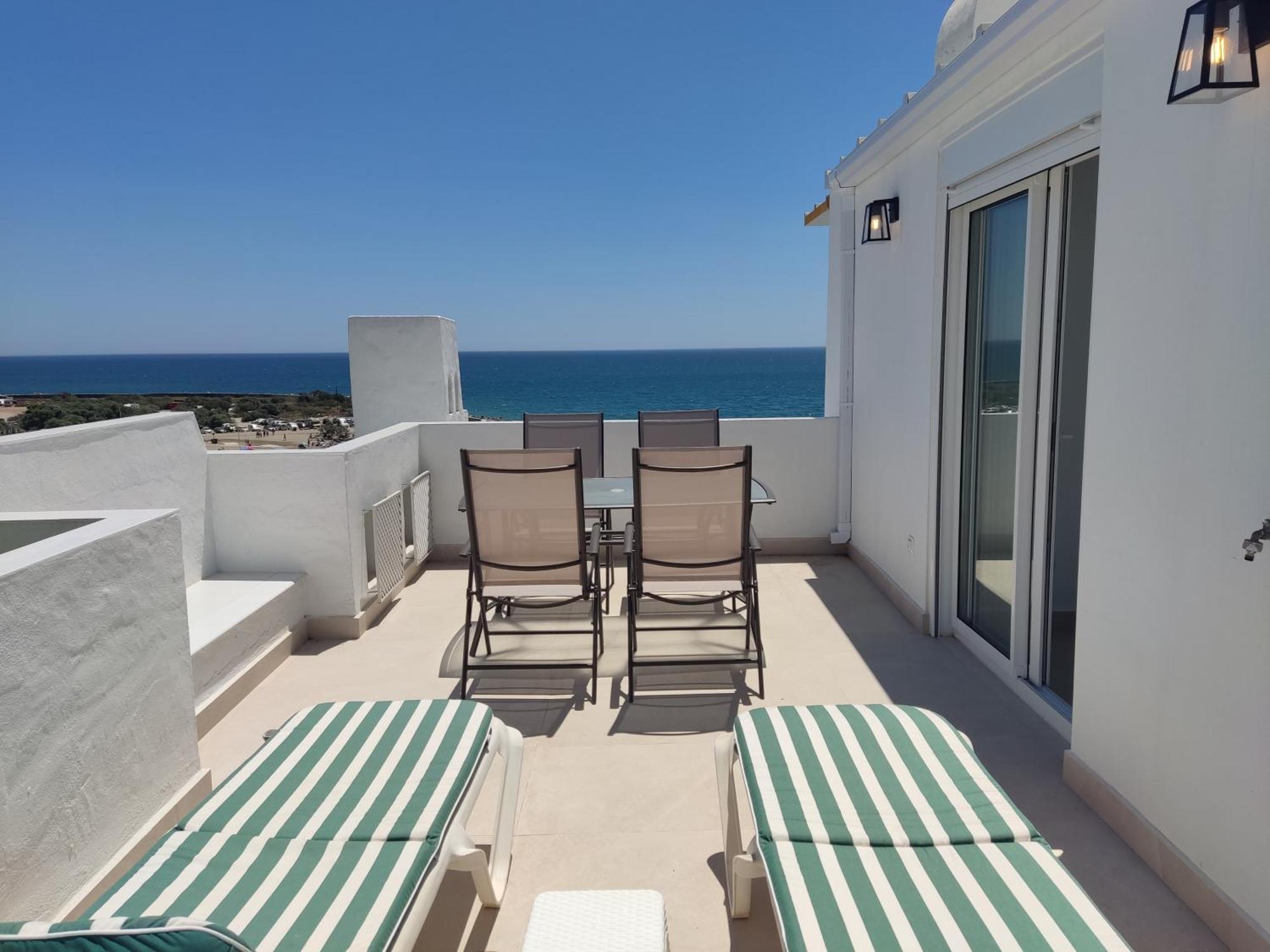 Апартаменты Front Sea View Penthouse Эстепона Экстерьер фото